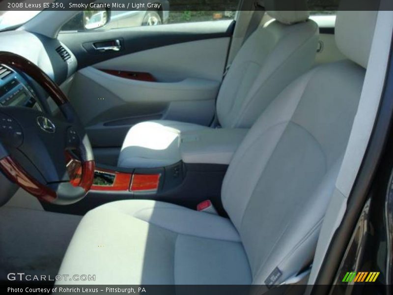 Smoky Granite Mica / Light Gray 2008 Lexus ES 350