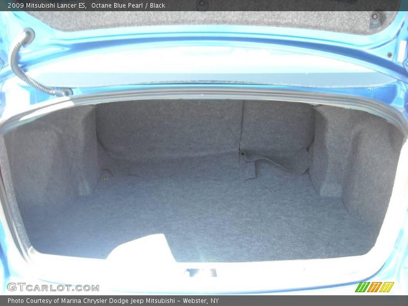 Octane Blue Pearl / Black 2009 Mitsubishi Lancer ES