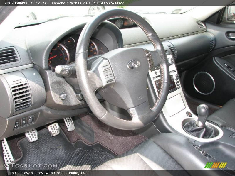 Diamond Graphite Metallic / Graphite Black 2007 Infiniti G 35 Coupe