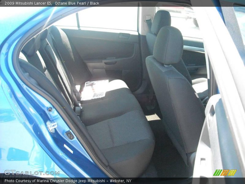 Octane Blue Pearl / Black 2009 Mitsubishi Lancer ES