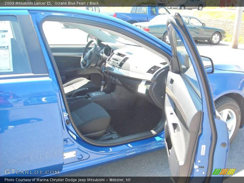 Octane Blue Pearl / Black 2009 Mitsubishi Lancer ES
