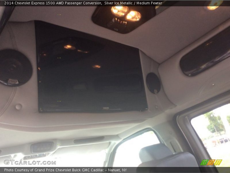 Silver Ice Metallic / Medium Pewter 2014 Chevrolet Express 1500 AWD Passenger Conversion