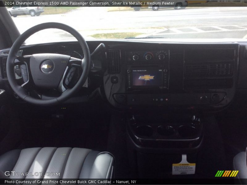 Silver Ice Metallic / Medium Pewter 2014 Chevrolet Express 1500 AWD Passenger Conversion