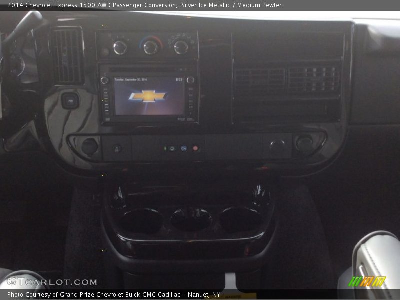 Silver Ice Metallic / Medium Pewter 2014 Chevrolet Express 1500 AWD Passenger Conversion