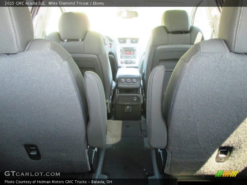 White Diamond Tricoat / Ebony 2015 GMC Acadia SLE