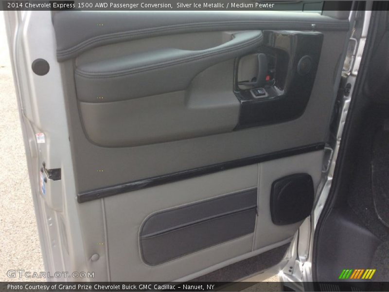 Silver Ice Metallic / Medium Pewter 2014 Chevrolet Express 1500 AWD Passenger Conversion