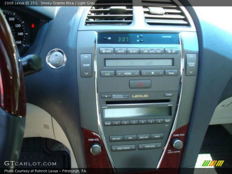 Smoky Granite Mica / Light Gray 2008 Lexus ES 350