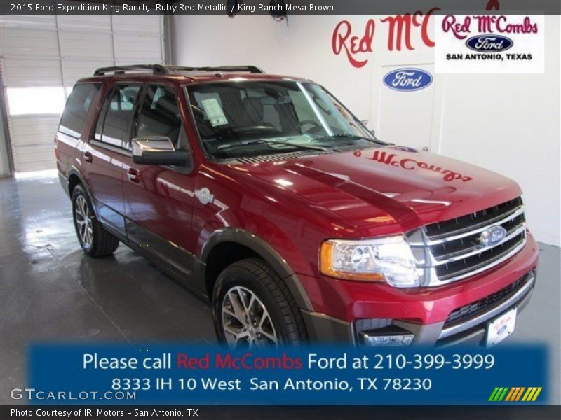 Ruby Red Metallic / King Ranch Mesa Brown 2015 Ford Expedition King Ranch