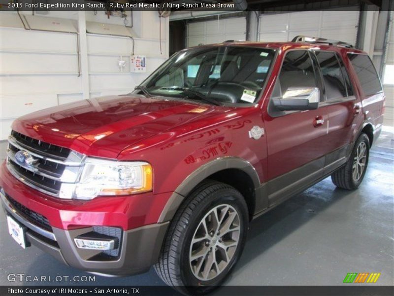 Ruby Red Metallic / King Ranch Mesa Brown 2015 Ford Expedition King Ranch