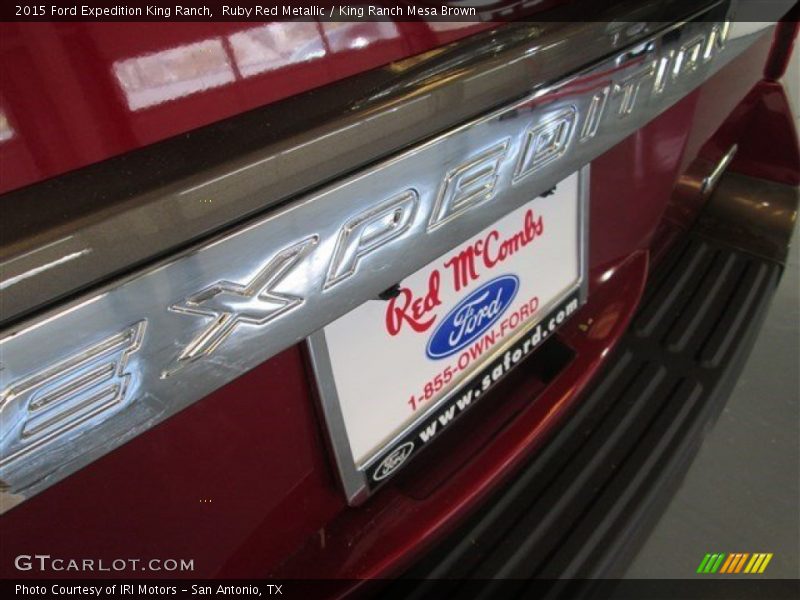 Ruby Red Metallic / King Ranch Mesa Brown 2015 Ford Expedition King Ranch