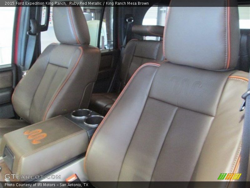 Front Seat of 2015 Expedition King Ranch