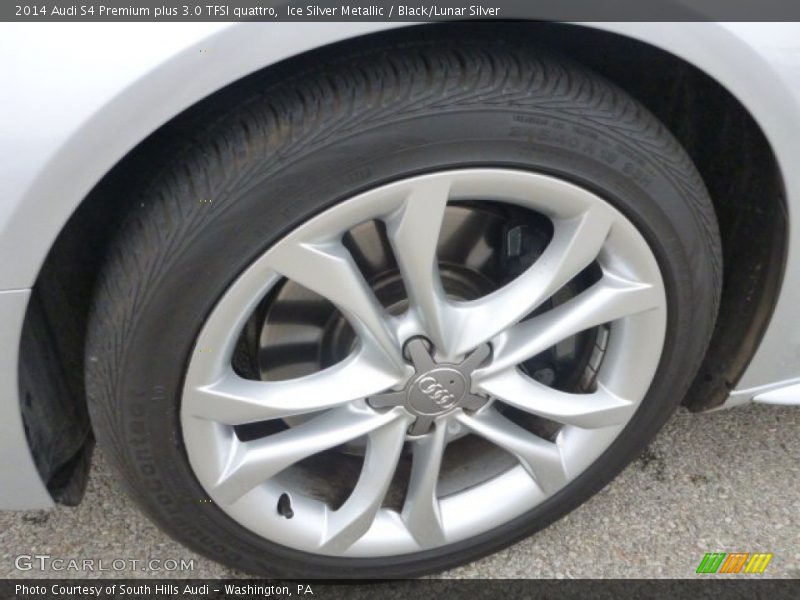 Ice Silver Metallic / Black/Lunar Silver 2014 Audi S4 Premium plus 3.0 TFSI quattro