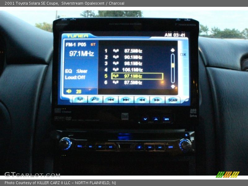 Silverstream Opalescent / Charcoal 2001 Toyota Solara SE Coupe