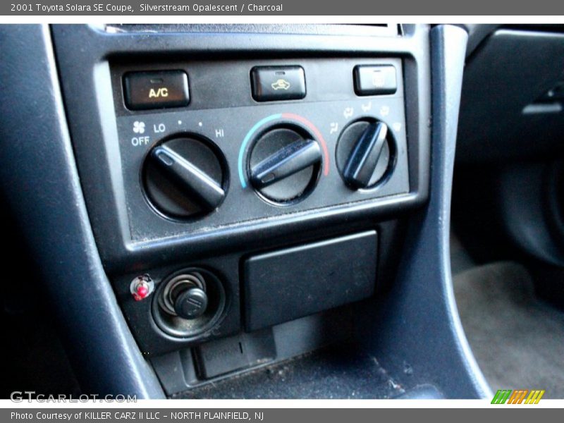 Silverstream Opalescent / Charcoal 2001 Toyota Solara SE Coupe