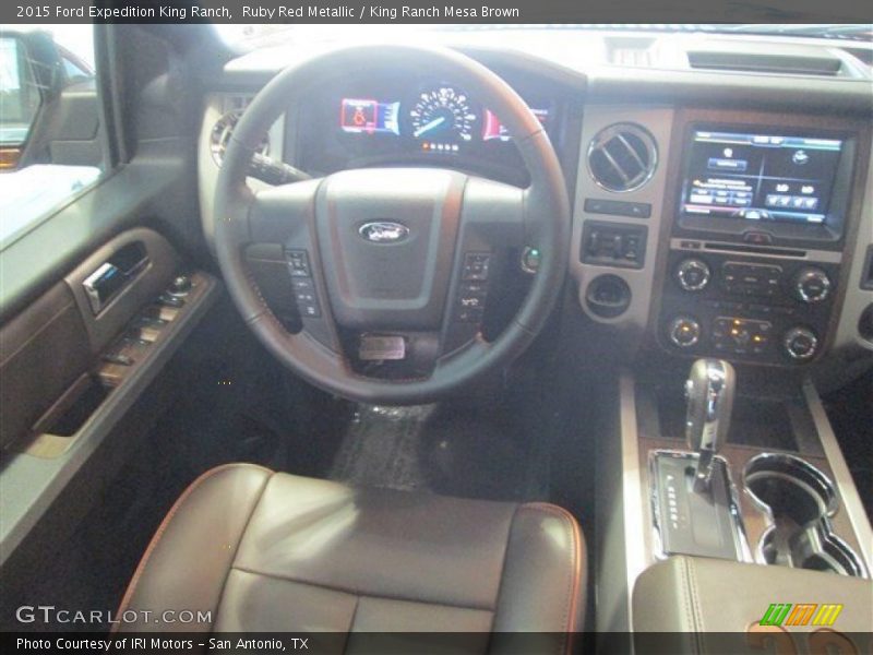 Ruby Red Metallic / King Ranch Mesa Brown 2015 Ford Expedition King Ranch