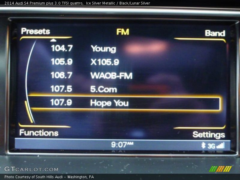 Ice Silver Metallic / Black/Lunar Silver 2014 Audi S4 Premium plus 3.0 TFSI quattro