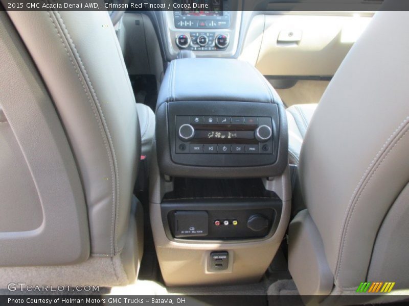 Crimson Red Tincoat / Cocoa Dune 2015 GMC Acadia Denali AWD