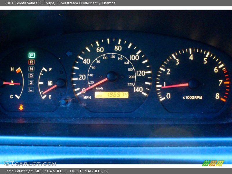 Silverstream Opalescent / Charcoal 2001 Toyota Solara SE Coupe