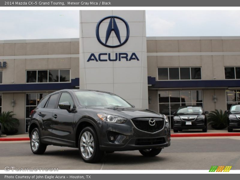 Meteor Gray Mica / Black 2014 Mazda CX-5 Grand Touring