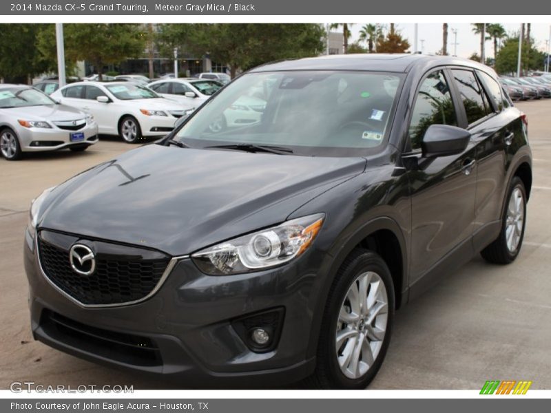 Meteor Gray Mica / Black 2014 Mazda CX-5 Grand Touring