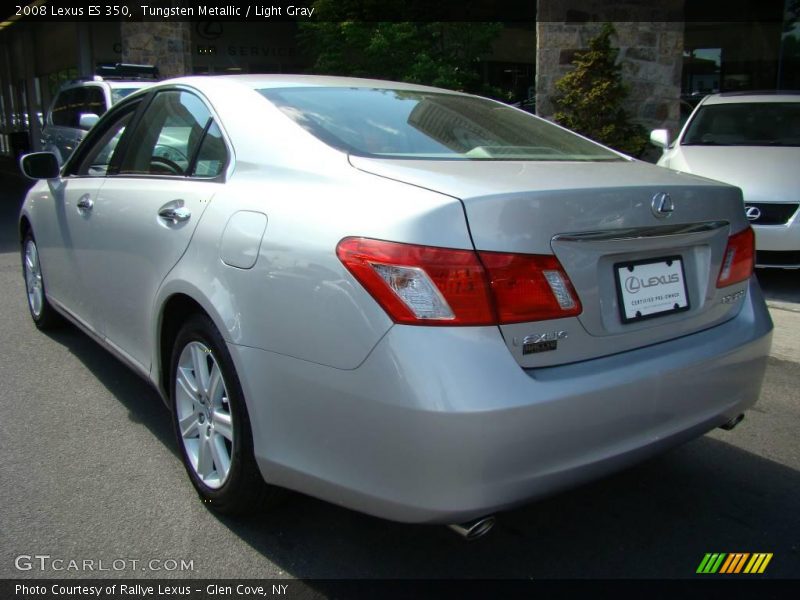 Tungsten Metallic / Light Gray 2008 Lexus ES 350