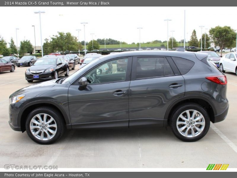 Meteor Gray Mica / Black 2014 Mazda CX-5 Grand Touring