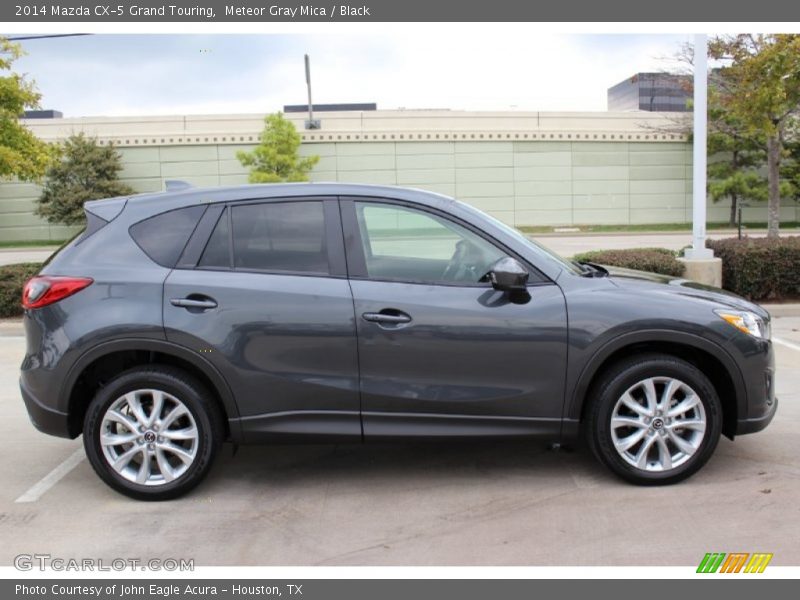 Meteor Gray Mica / Black 2014 Mazda CX-5 Grand Touring