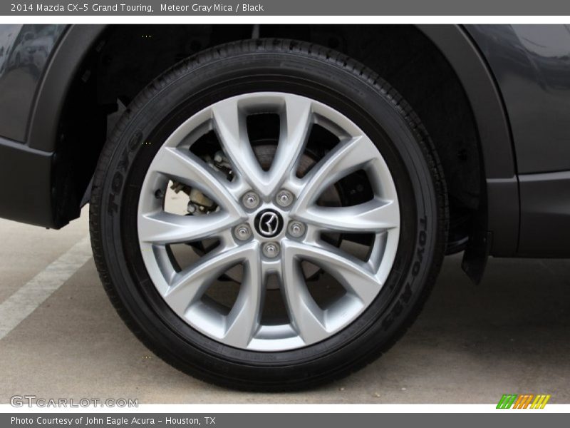 Meteor Gray Mica / Black 2014 Mazda CX-5 Grand Touring