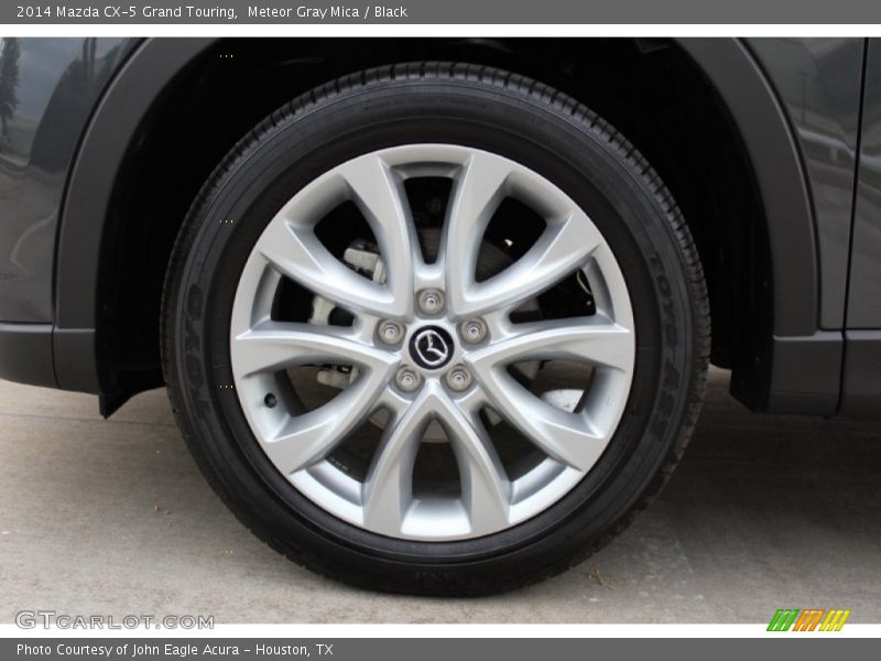 Meteor Gray Mica / Black 2014 Mazda CX-5 Grand Touring