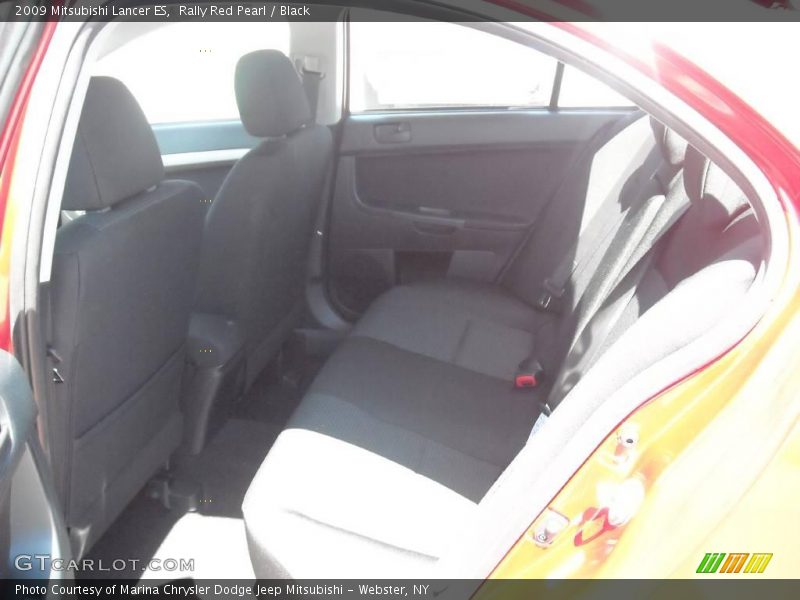 Rally Red Pearl / Black 2009 Mitsubishi Lancer ES