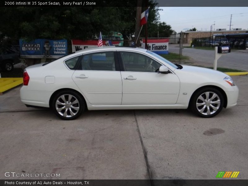 Ivory Pearl / Stone 2006 Infiniti M 35 Sport Sedan