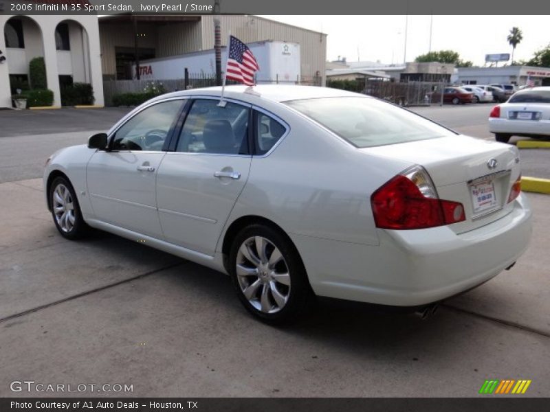 Ivory Pearl / Stone 2006 Infiniti M 35 Sport Sedan