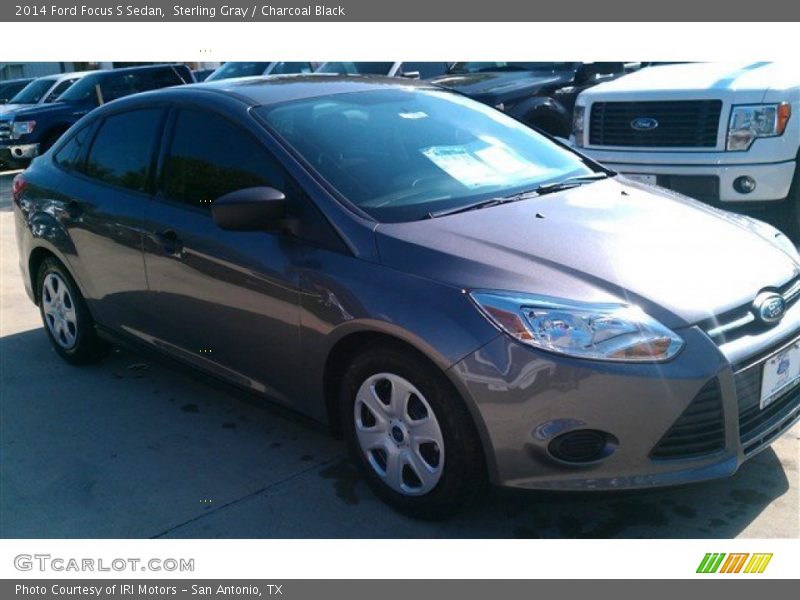 Sterling Gray / Charcoal Black 2014 Ford Focus S Sedan