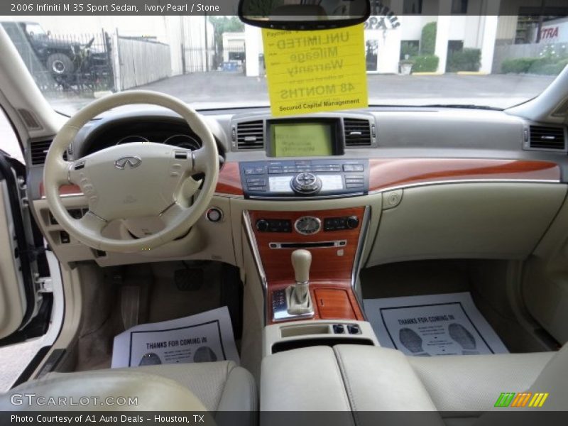 Ivory Pearl / Stone 2006 Infiniti M 35 Sport Sedan