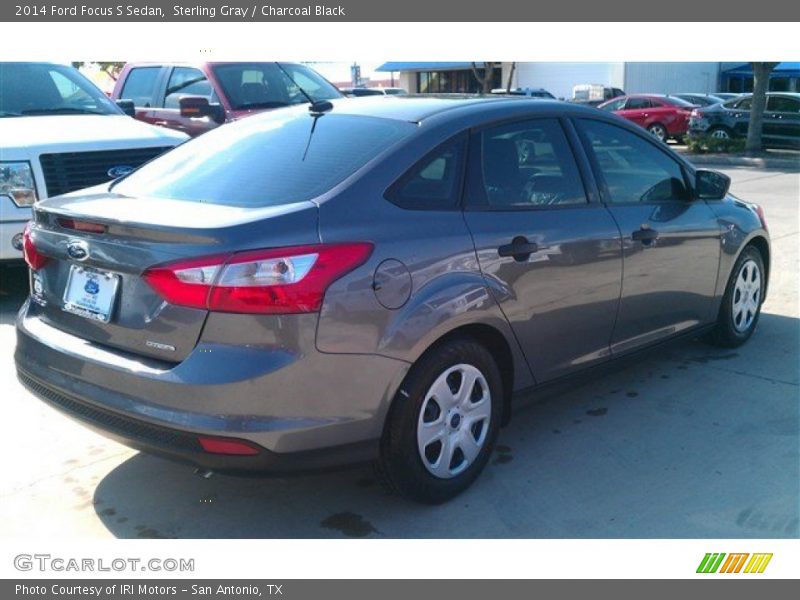 Sterling Gray / Charcoal Black 2014 Ford Focus S Sedan