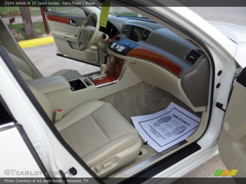 Ivory Pearl / Stone 2006 Infiniti M 35 Sport Sedan
