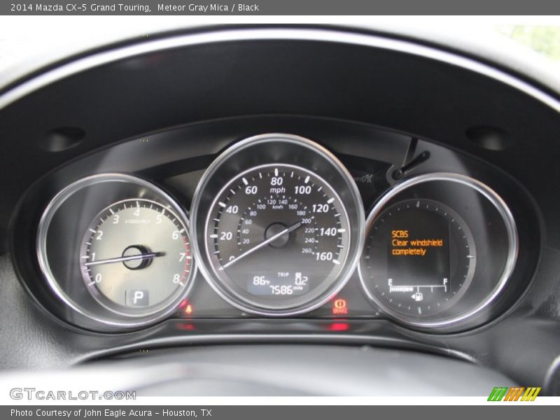 Meteor Gray Mica / Black 2014 Mazda CX-5 Grand Touring