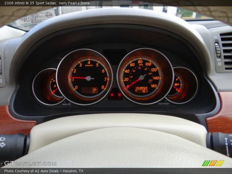 Ivory Pearl / Stone 2006 Infiniti M 35 Sport Sedan