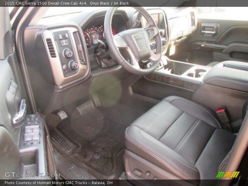 Jet Black Interior - 2015 Sierra 1500 Denali Crew Cab 4x4 