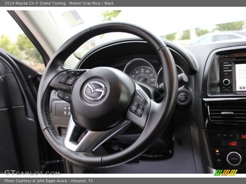Meteor Gray Mica / Black 2014 Mazda CX-5 Grand Touring