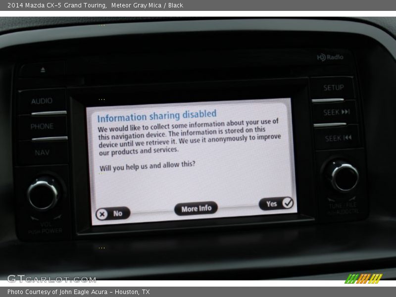 Meteor Gray Mica / Black 2014 Mazda CX-5 Grand Touring