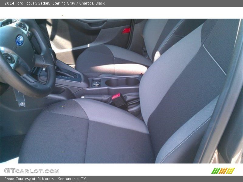 Sterling Gray / Charcoal Black 2014 Ford Focus S Sedan