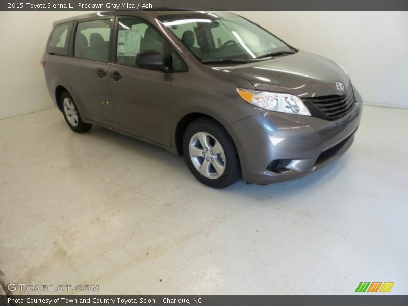 Predawn Gray Mica / Ash 2015 Toyota Sienna L