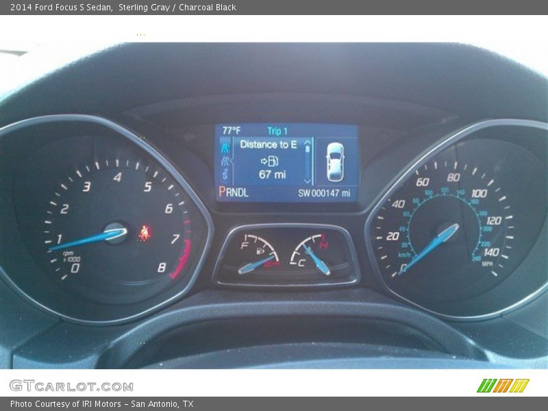 Sterling Gray / Charcoal Black 2014 Ford Focus S Sedan
