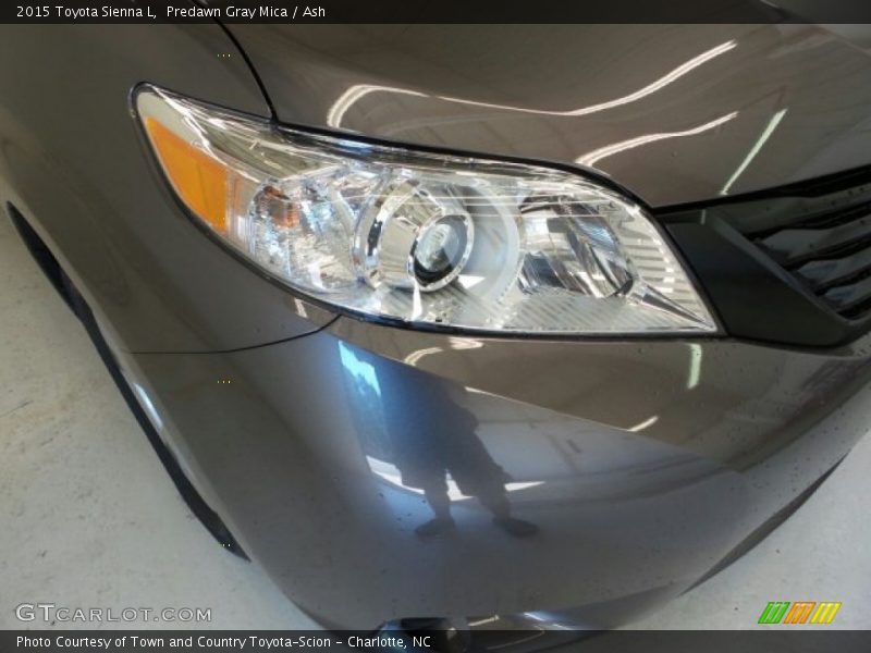 Predawn Gray Mica / Ash 2015 Toyota Sienna L