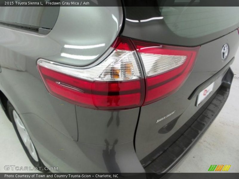 Predawn Gray Mica / Ash 2015 Toyota Sienna L