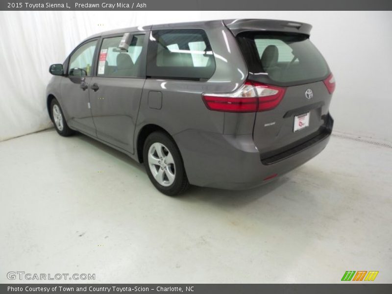 Predawn Gray Mica / Ash 2015 Toyota Sienna L
