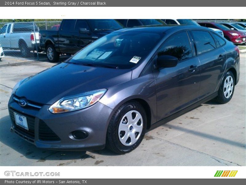 Sterling Gray / Charcoal Black 2014 Ford Focus S Sedan