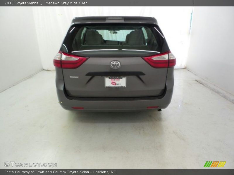Predawn Gray Mica / Ash 2015 Toyota Sienna L