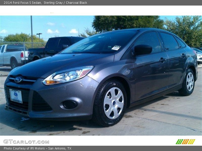 Sterling Gray / Charcoal Black 2014 Ford Focus S Sedan